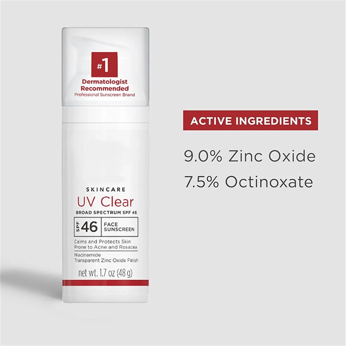 Sunscreen Cream SPF50+ UV Protection, Refreshing 48g