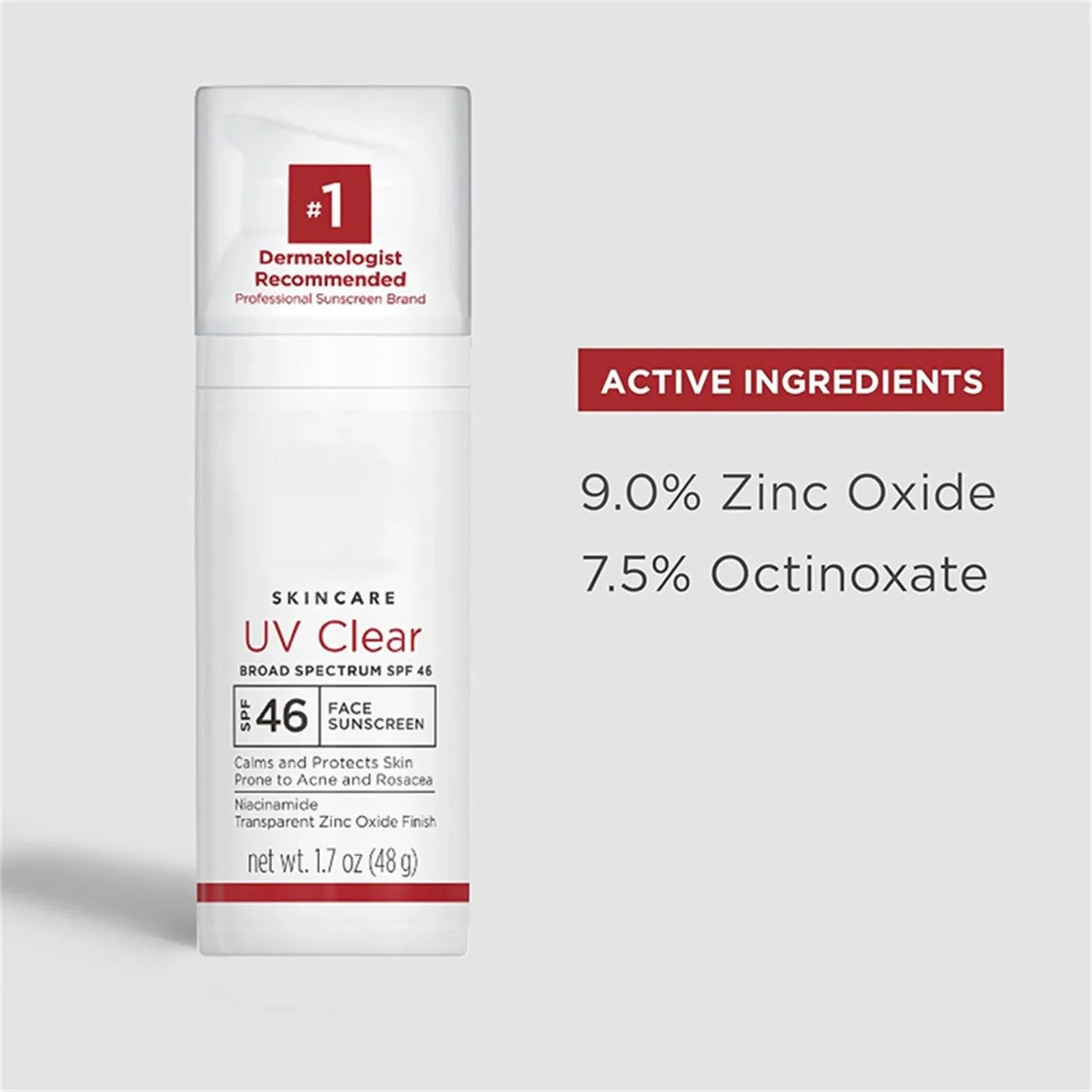 Sunscreen Cream SPF50+ UV Protection, Refreshing 48g