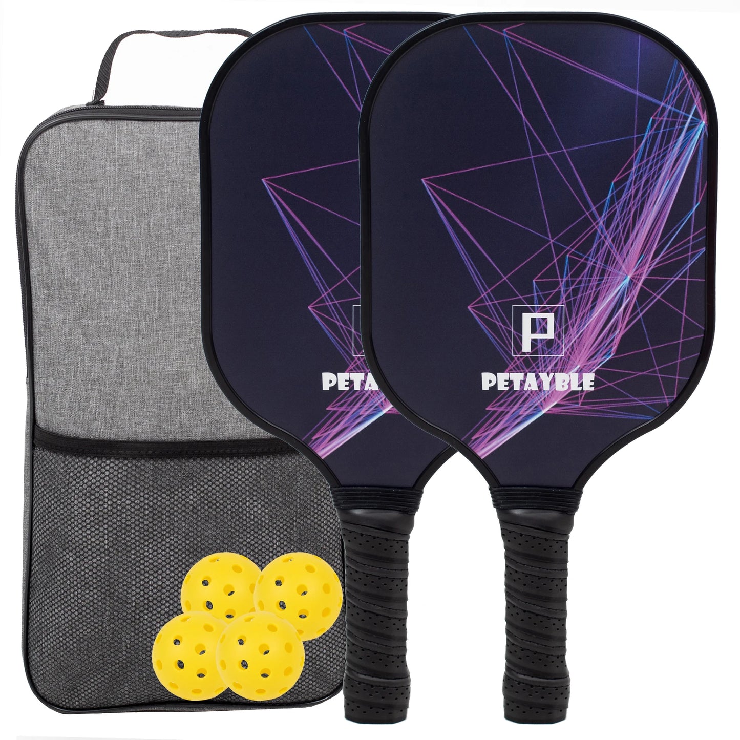 USAPA Pickleball Paddles - Fiberglass Racquet Gift Set