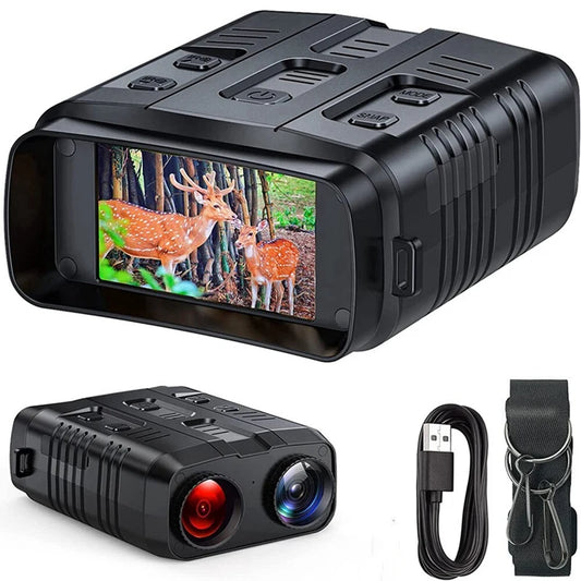 Infrared Night Vision Goggles Binoculars 4K for Outdoor Adventures 1080P Infrared Recorder 300M